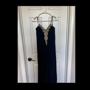 Strapless Beaded Prom Dress!
